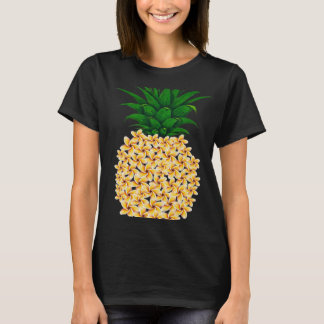 Camiseta Hermosos hombres y mujeres de piña floral Hawái