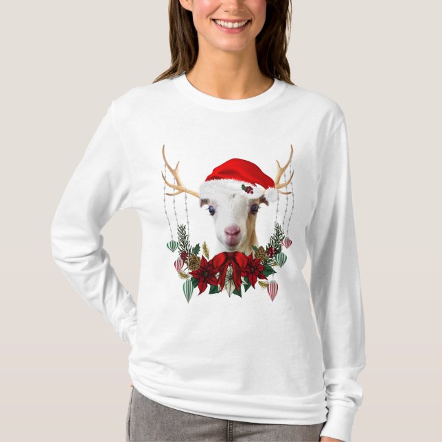 Camiseta Hermosos Navidades Goat LaMancha Niño (Anverso)
