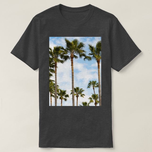 Camiseta Hermosos Palmeras Tropicales (Diseño del anverso)