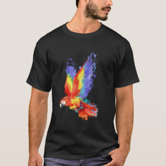 Camiseta Hermosos Regalos De Aves De Loro De Loro De Macaw