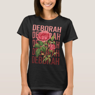 Camiseta Hermosos Rosas - Nombre de Deborah