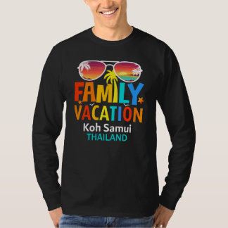 Camiseta Hermosos trajes a juego familiares de la isla de K