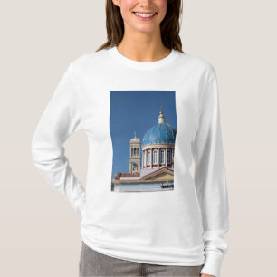 Camiseta Hermoupolis, isla de Siros, Grecia. Cúpula azul de