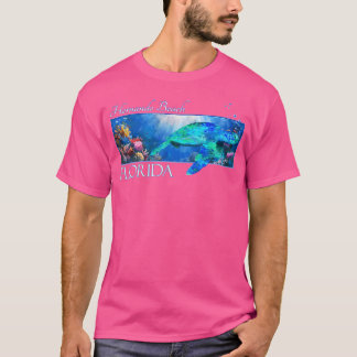 Camiseta Hernando Beach Florida Vacaciones Tortuga Marítima