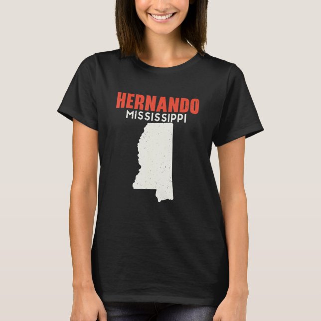 Camiseta Hernando Misisipi Estados Unidos (Anverso)