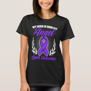 Camiseta Hero ahora mi Angel Lupus Cinta Púrpura Lupus Awa