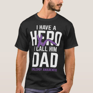 Camiseta Hero Dad Epilepsia Epilepsia Epilepsia Awareness E