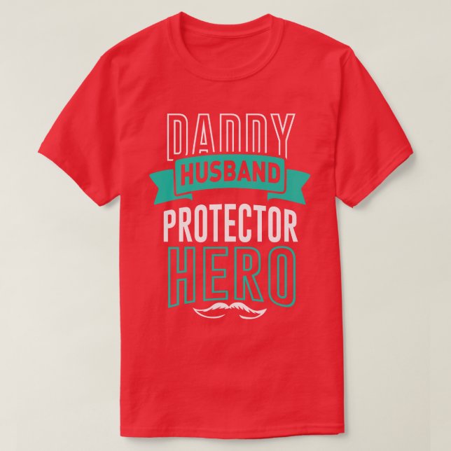 Camiseta Hero Dad Lover (Diseño del anverso)