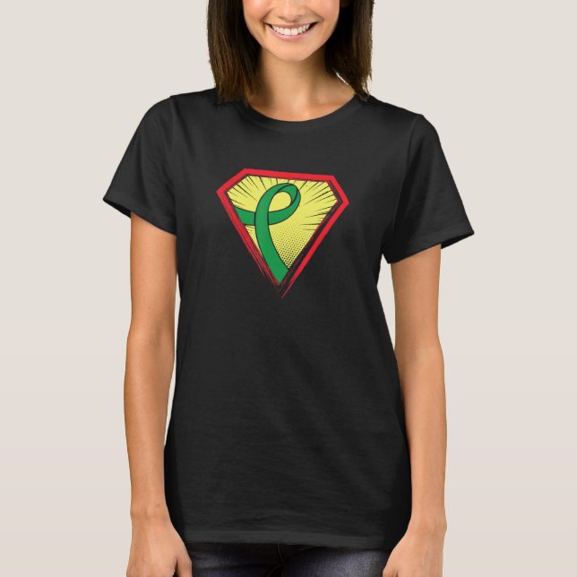 Camiseta Hero Depression Awareness Supporter Ribbon (Anverso)
