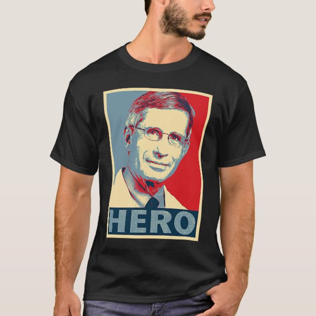Camiseta Hero Fauci Médica Anthony Stephen Fauci (Anverso)
