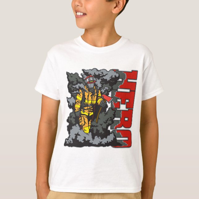 Camiseta HERO Firefighter (Anverso)