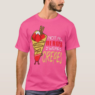 Camiseta Hero Food Crepes Chef Cocina de Cocina