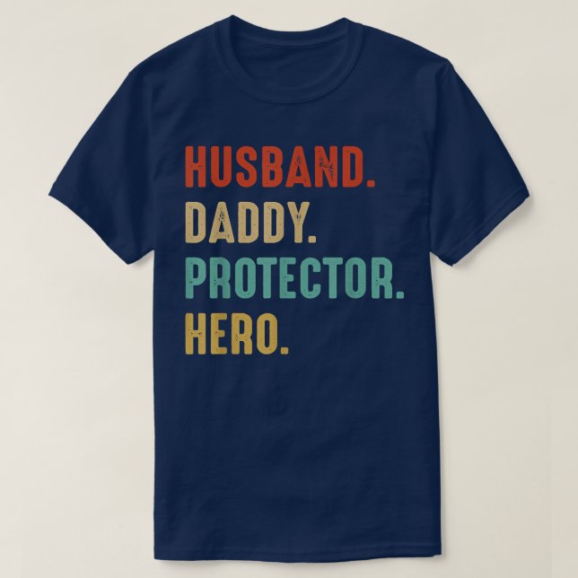 Camiseta HERO Papá Padre Padre Funny Fath, PROTECTOR DE ADA (Diseño del anverso)
