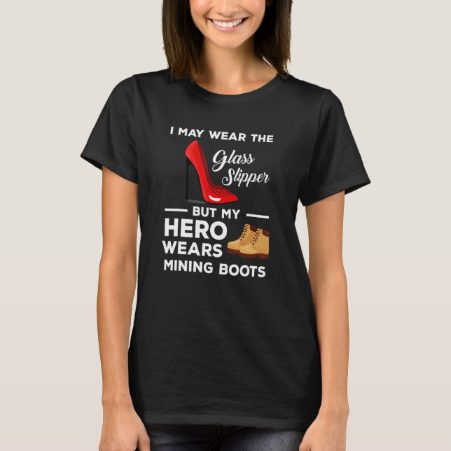 Camiseta Hero viste botes de minería de carbón esposas mine (Anverso)