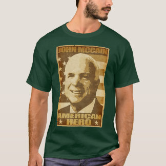 Camiseta Héroe americano de John Mccain