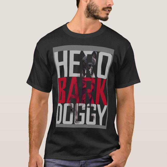 Camiseta HÉROE BARK DOGGY Conan al Ejército K 9 (Anverso)