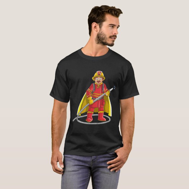 Camiseta Héroe bombero (Anverso completo)