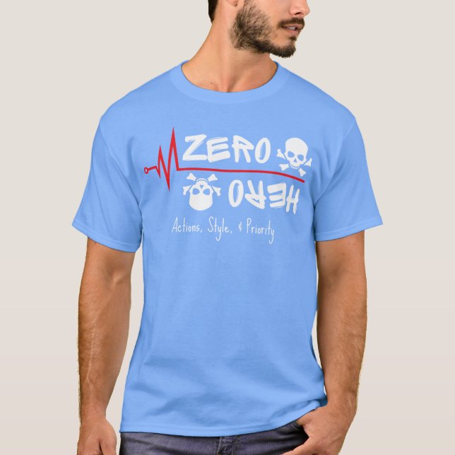 Camiseta Héroe Cero vintage (Anverso)