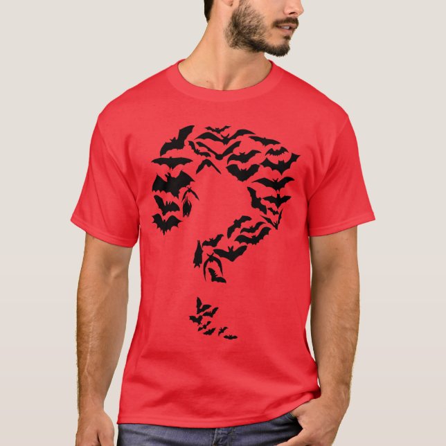 Camiseta Héroe Cómic divertido Sheldon friki murciélagos si (Anverso)