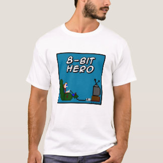 Camiseta héroe de 8 bits