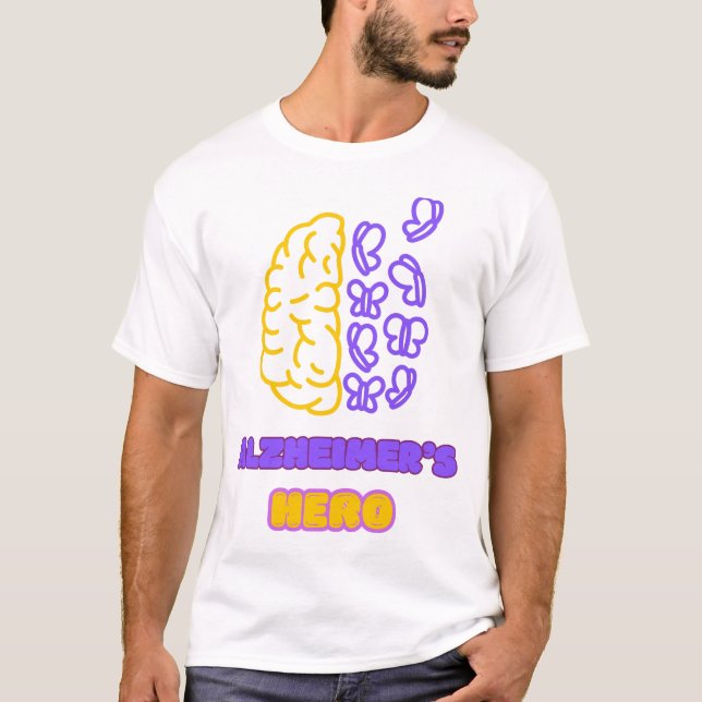 Camiseta Héroe de Alzheimers (Anverso)