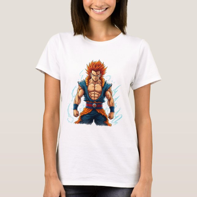 Camiseta héroe de anime otaku weeb calcomanía merch (Anverso)
