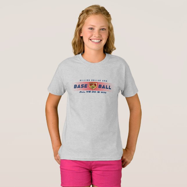 Camiseta Héroe de béisbol con brazo de millón de dólares |  (Anverso completo)