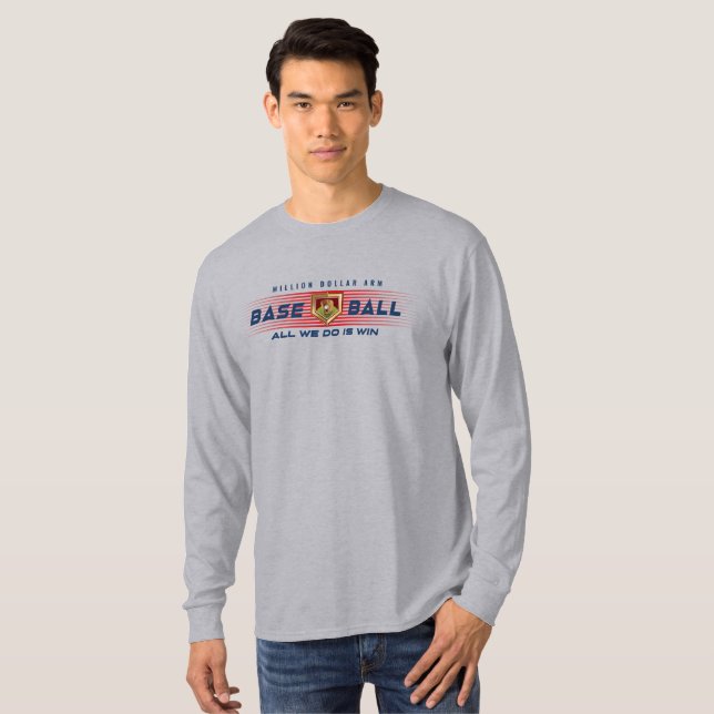 Camiseta Héroe de béisbol con brazo de millón de dólares |  (Anverso completo)