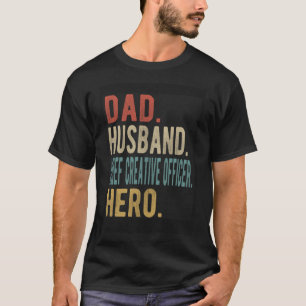 Camiseta Héroe de director creativo de papá Hussein