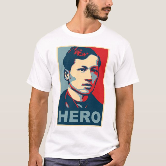 Camiseta Héroe de Jose Rizal (Anverso)
