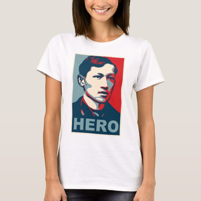 Camiseta Héroe de Jose Rizal (Anverso)