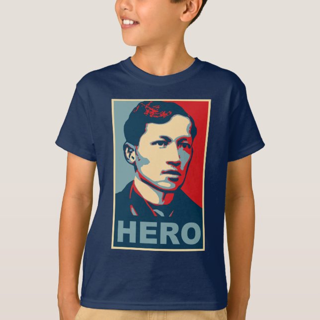 Camiseta Héroe de Jose Rizal (Anverso)
