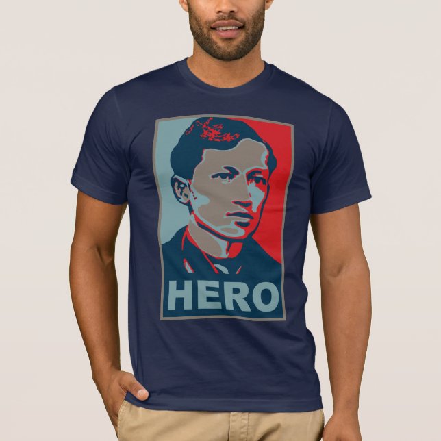 Camiseta Héroe de Jose Rizal (Anverso)