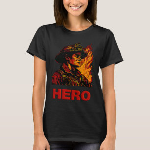 Camiseta Héroe de la brigada de bomberos
