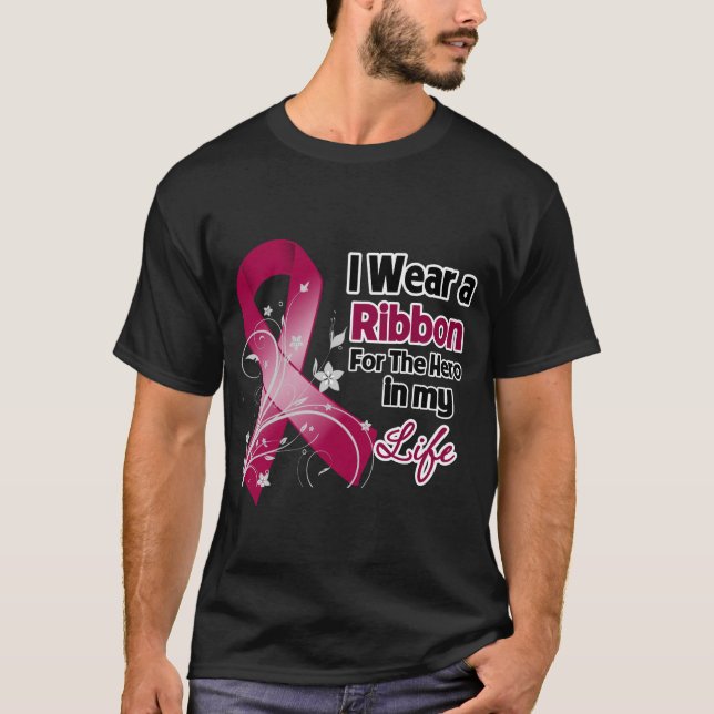 Camiseta Héroe de la cinta del Amyloidosis en mi vida (Anverso)