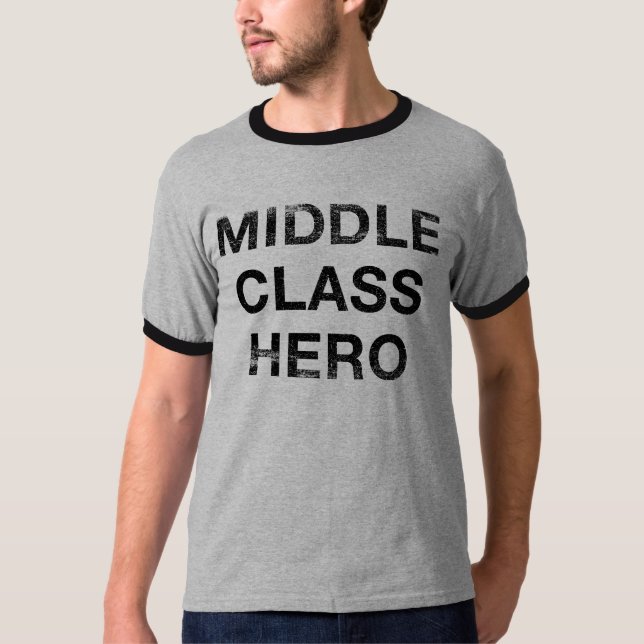 Camiseta Héroe de la clase media (Anverso)