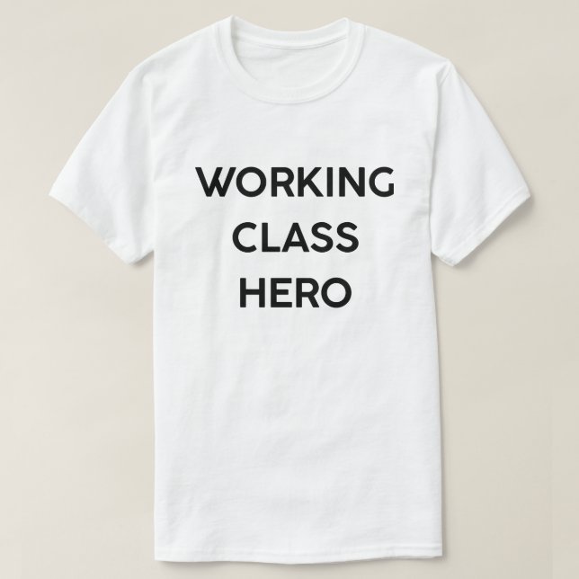 Camiseta Héroe de la clase trabajadora (Diseño del anverso)