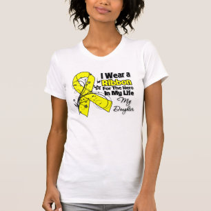 Camiseta Héroe de la hija en mi sarcoma de la vida