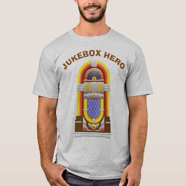 Camiseta Héroe de la máquina tocadiscos del jugador de (Anverso)