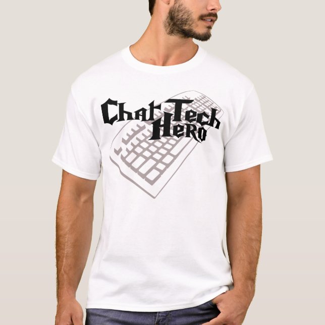 Camiseta Héroe de la tecnología de la charla (Anverso)