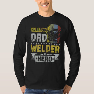 Camiseta Héroe de Mens Husband Dad Welder