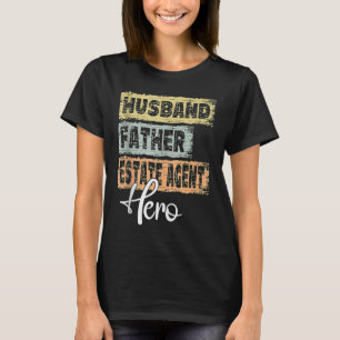 Camiseta Héroe de Mens Profesora padre Estate Agent Tank