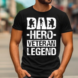 Camiseta Héroe de papá | Día del Padre Patriótico