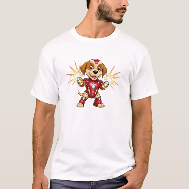 Camiseta Héroe de perro. (Anverso)