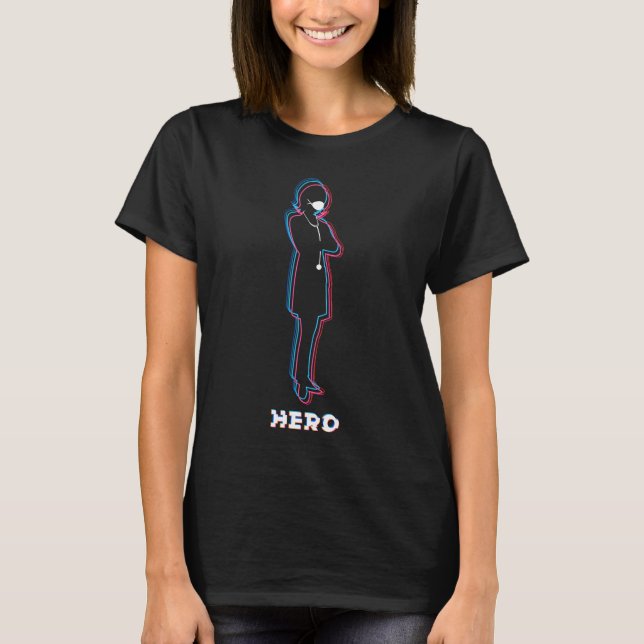 Camiseta héroe de primera línea (Anverso)