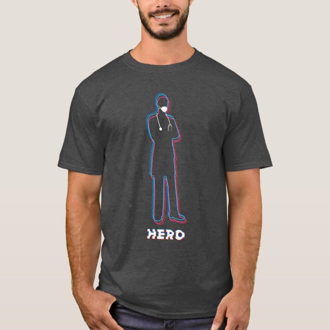 Camiseta héroe de primera línea (Anverso)
