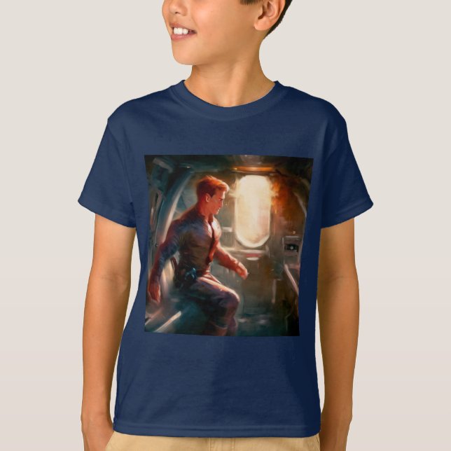 Camiseta Héroe de SF (Anverso)