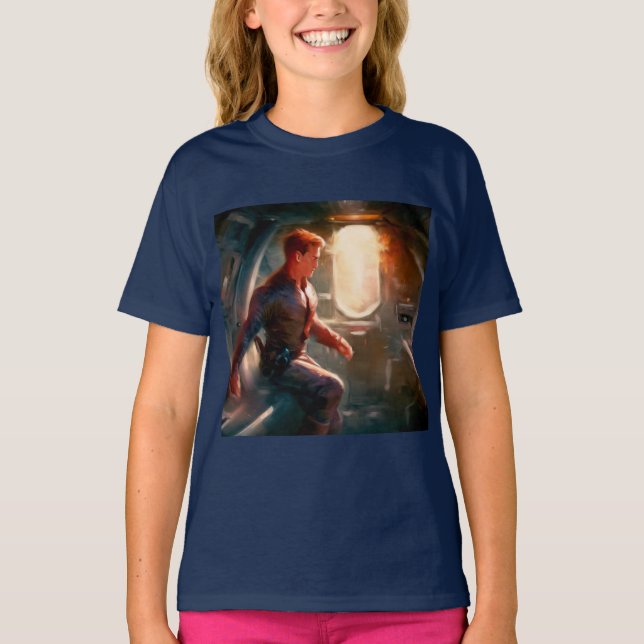 Camiseta Héroe de SF (Anverso)