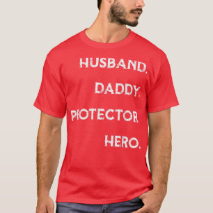 Camiseta Héroe de T Funny Padre de papá marido hombre prote