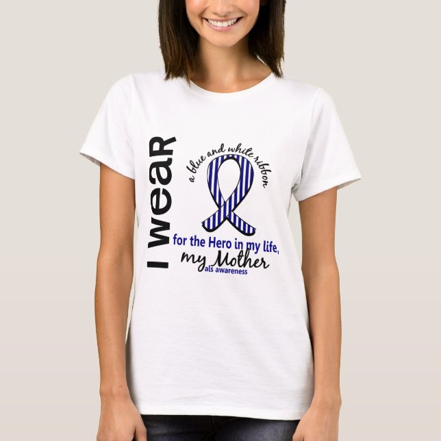 Camiseta Héroe del ALS en mi madre 4 de la vida (Anverso)